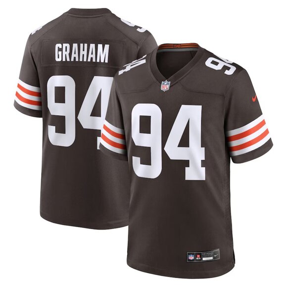 Mens Youths Kids Womens Mason Graham Brown Stitched Jersey